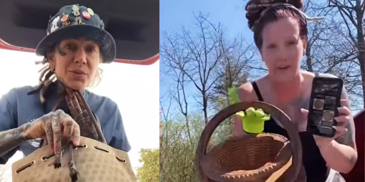 Dumpster-diving women claim they make ,000 per month off discarded Louis Vuitton wallets and Michael Kors bags Dumpster-diving women claim they make ,000 per month off discarded Louis Vuitton wallets and Michael Kors bags