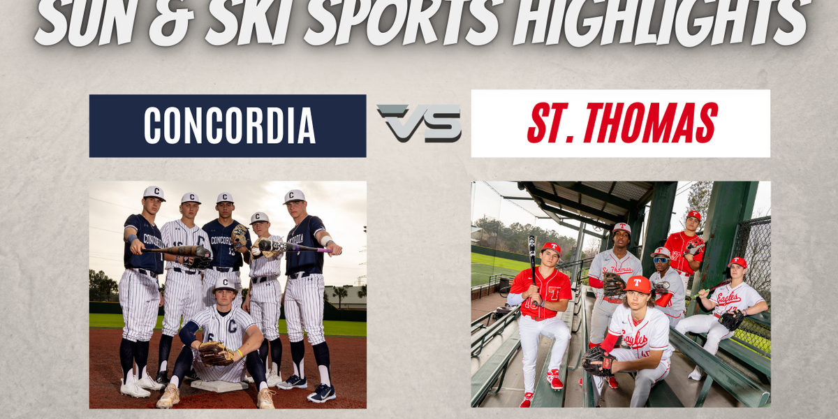 Sun & Ski Sports Highlights Concordia Lutheran vs St. Thomas Baseball