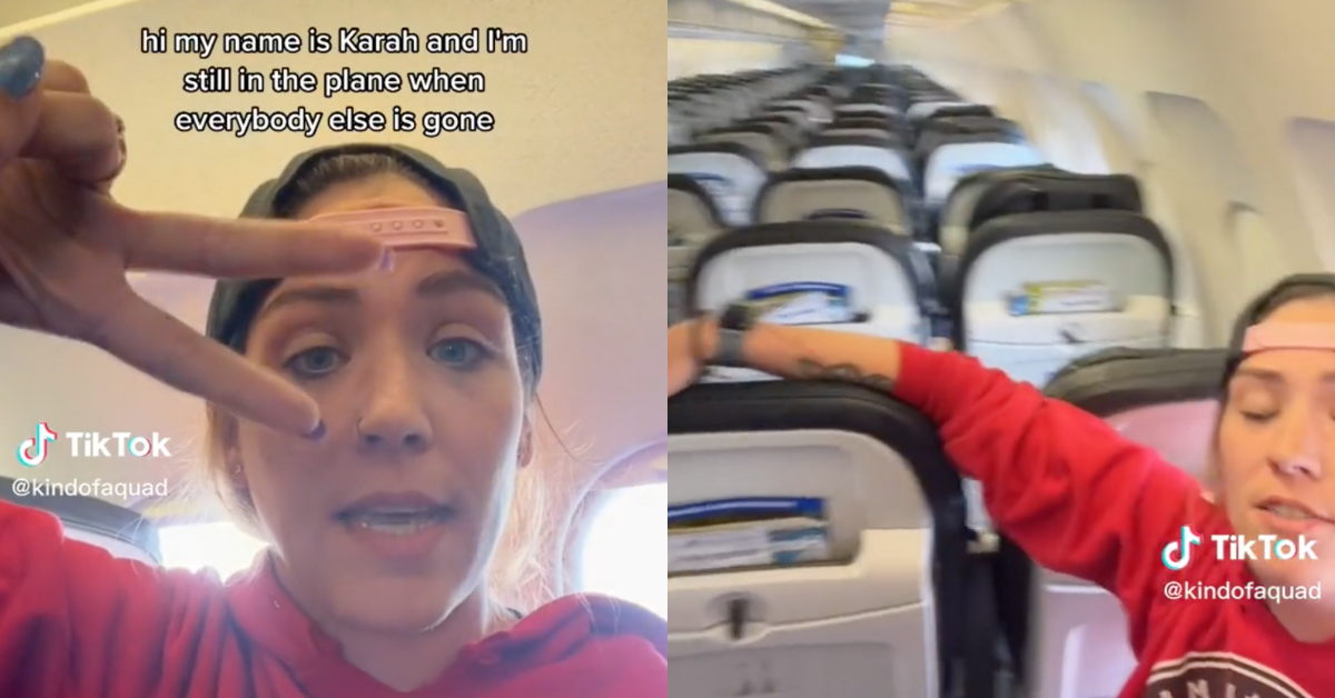 TikToker Stranded On Empty Plane After United Airlines Loses Her Wheelchair
