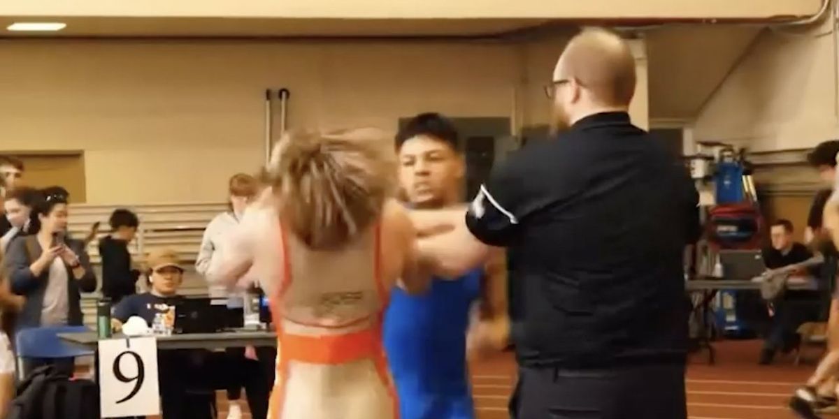 NextImg:Youth wrestler cited for assault after sucker-punching winning opponent during post-match handshake