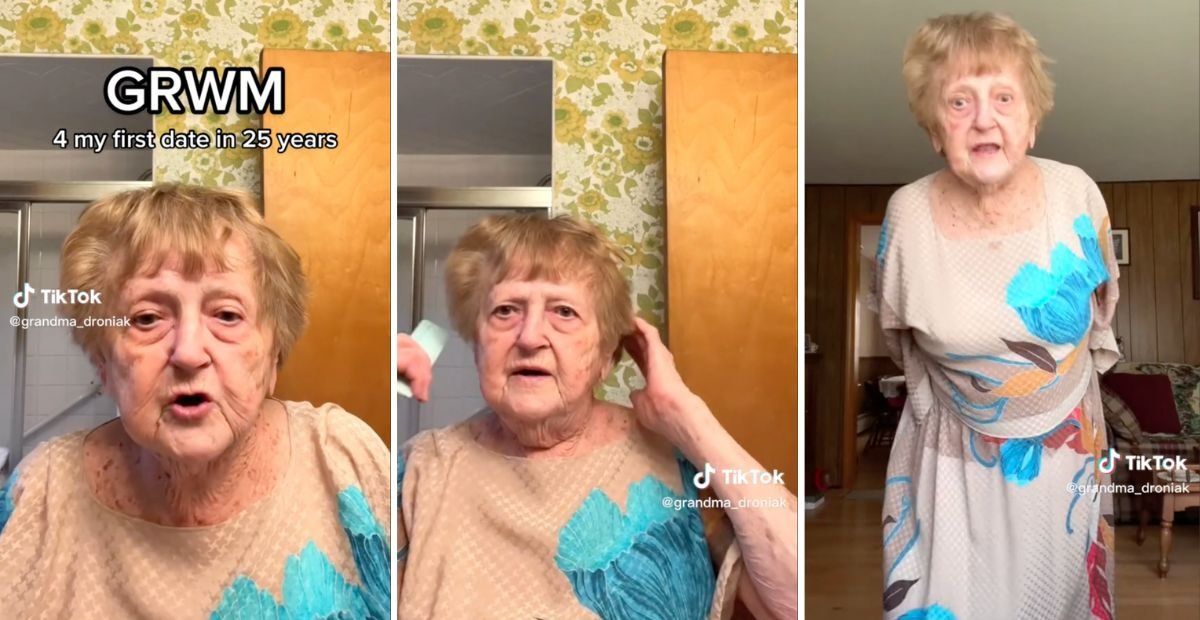 Force Grandmother For Sex - Grandma has first date in 25 years so she does a GRWM - Upworthy