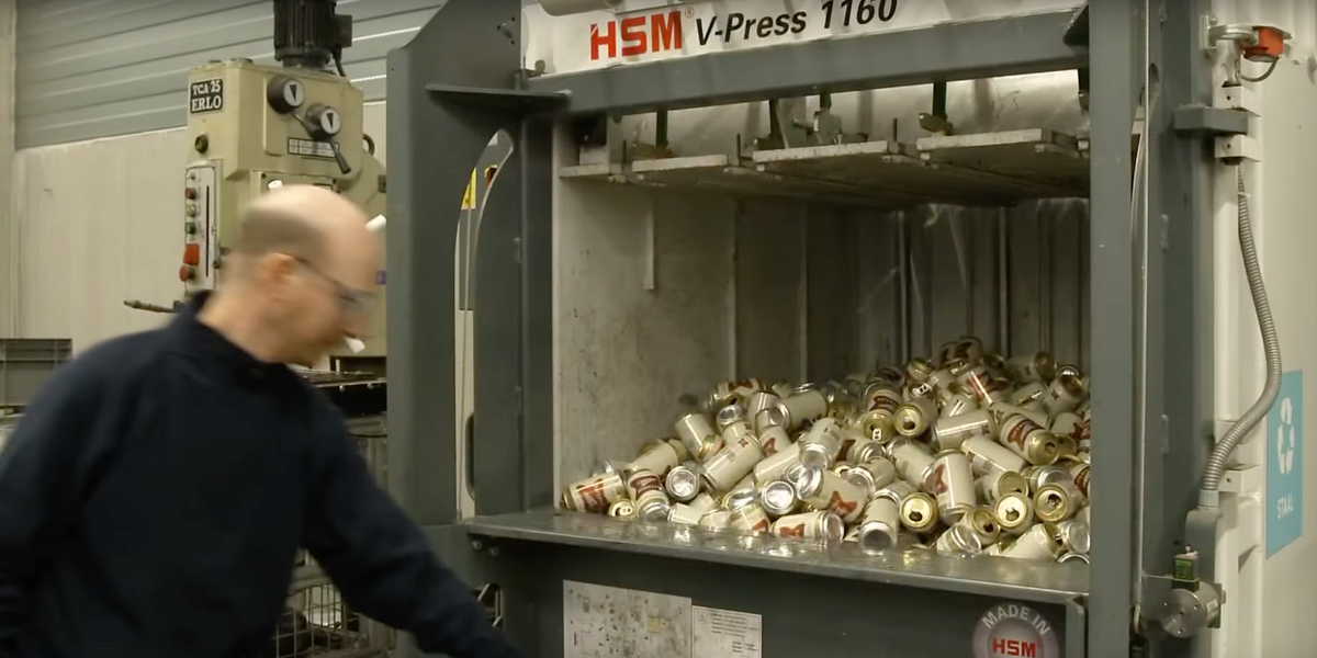 NextImg:Belgians destroy 2,352 cans Miller High Life because the 'Champagne of Beers' is not champagne