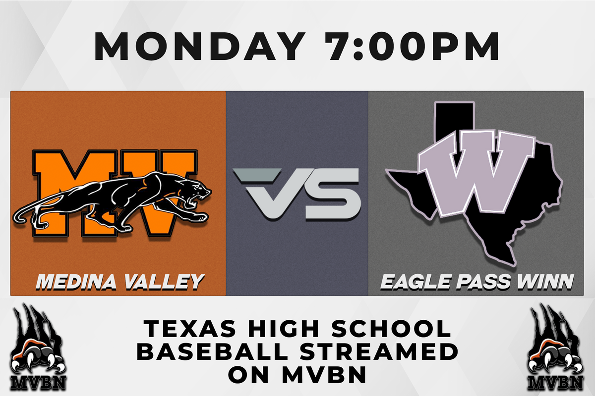 6:45PM - Baseball: Medina Valley vs. EP Winn