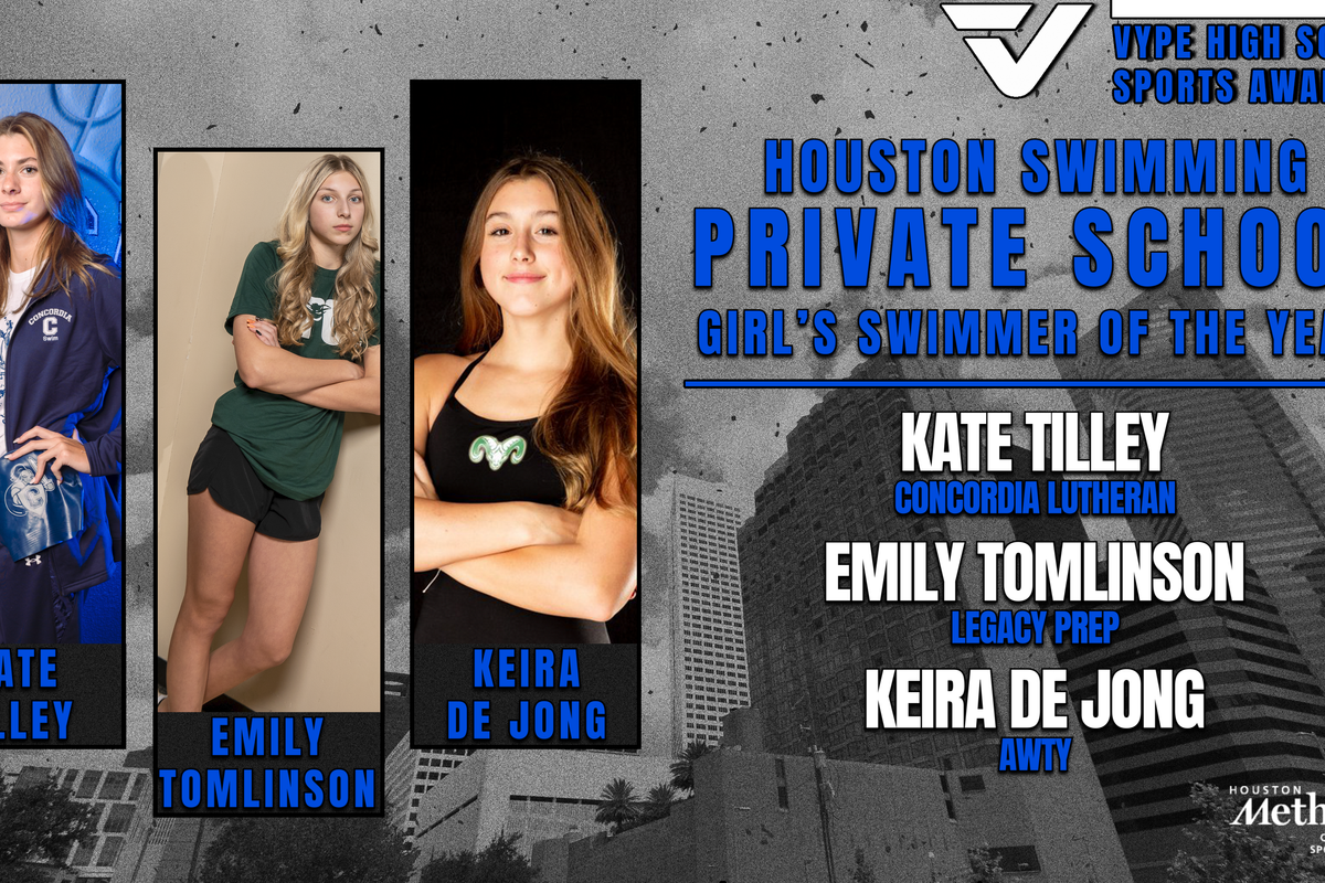 VYPE AWARDS: Private School Swimming presented by Houston Methodist Orthopedics & Sports Medicine