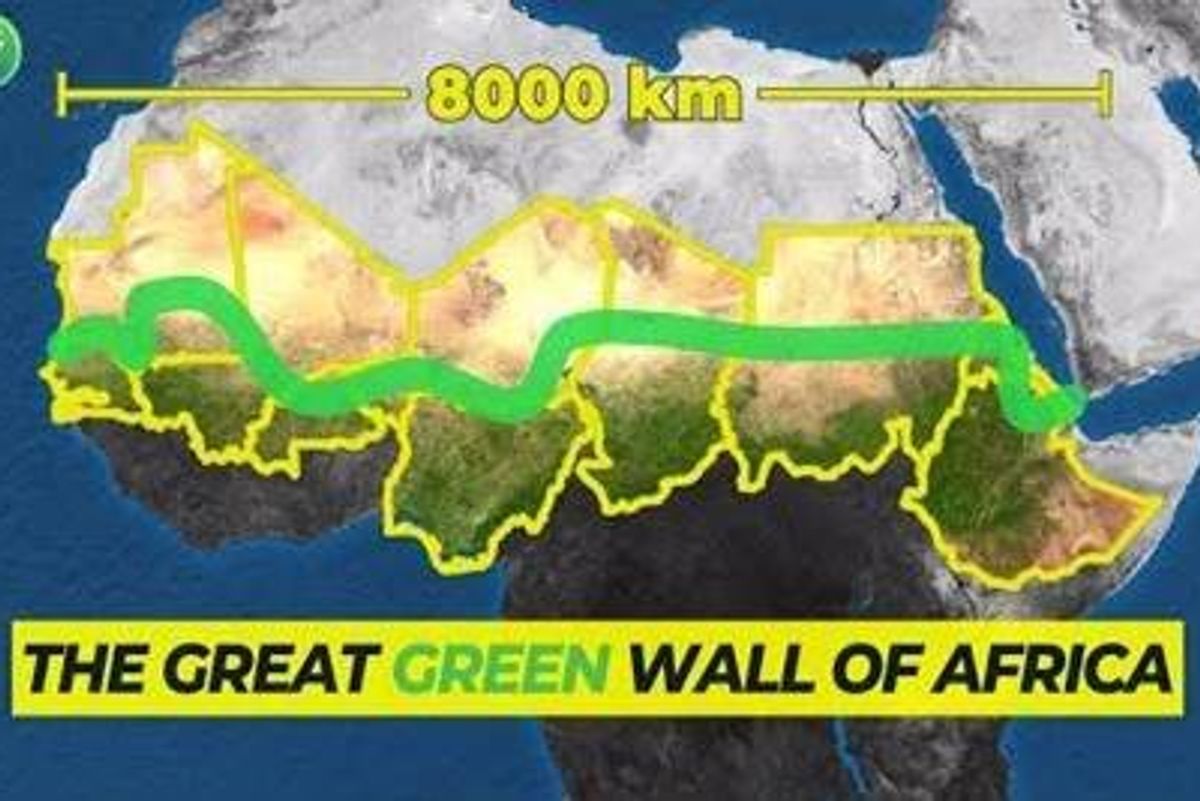 great green wall, africa, climate change