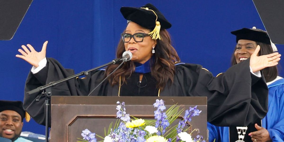 NextImg:Oprah hits every woke talking point in commencement speech — addresses 'corrupted' Supreme Court, LGBT community, 'gutted' voting rights, 'military-grade assault rifles,' and more