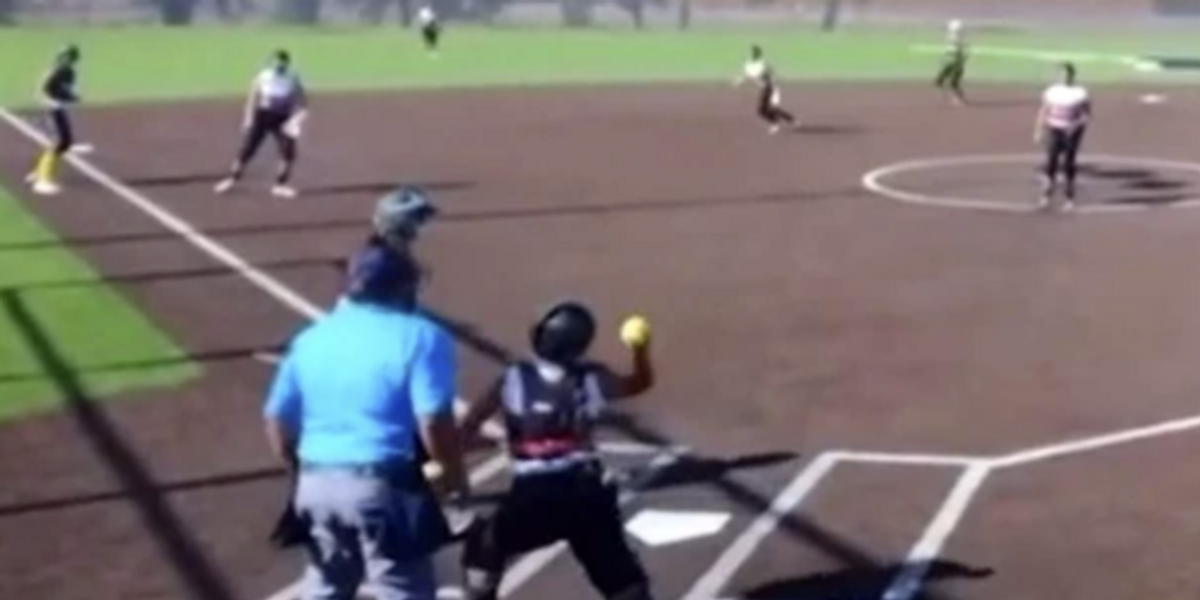 NextImg:Video: Investigation of Texas high school softball team after catcher walloped opposing players in their heads with throws