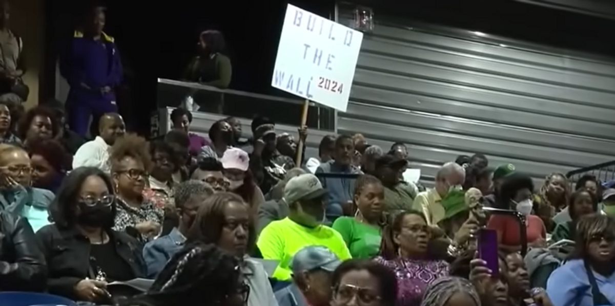 NextImg:Furious residents in deep-blue Chicago lambaste city's plan to house hundreds of illegal immigrants in their neighborhood: 'Build the wall'