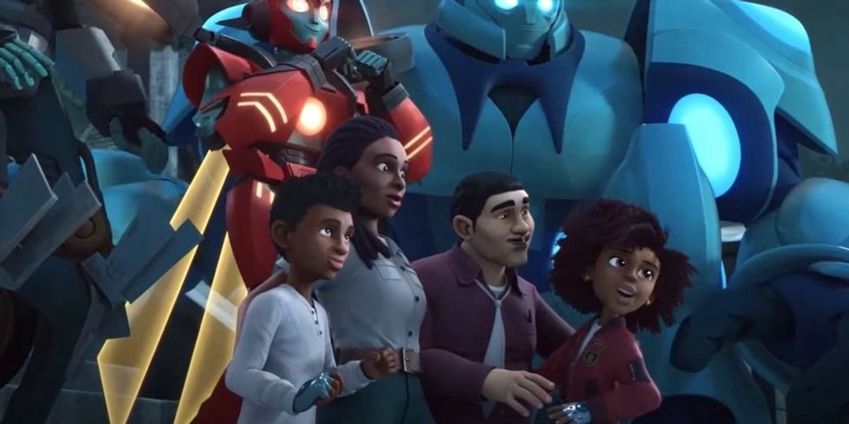 NextImg:'Transformers' cartoon bashed on social media for pushing transgender agenda with non-binary robot alien: 'This is DISGUSTING!'