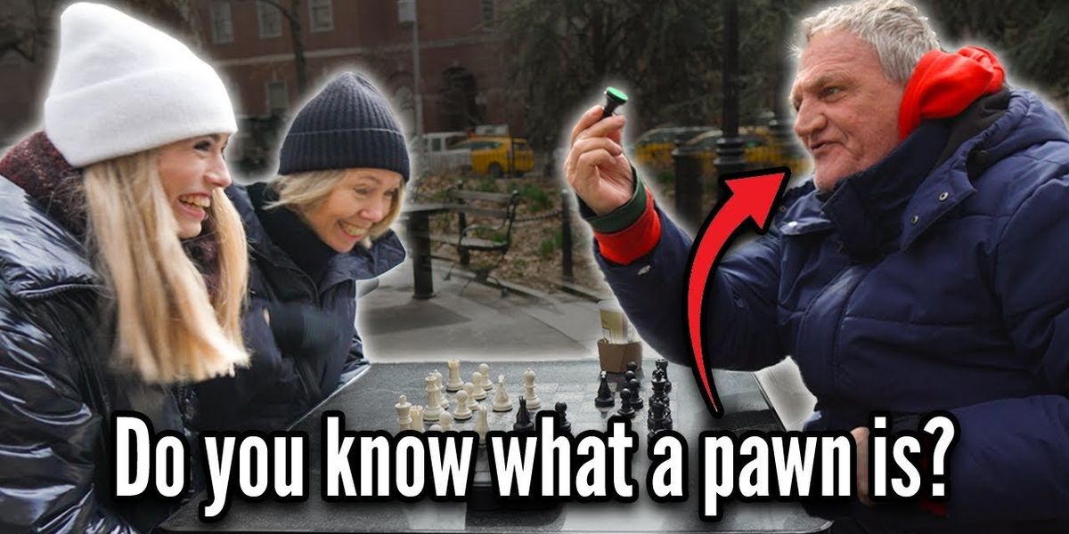 Street chess player teaches a grandmaster how to play - Upworthy