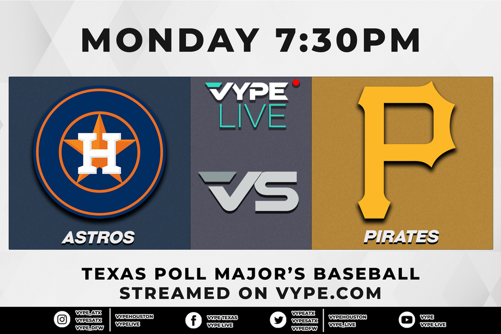 5:30PM - POLL Majors, Winner's Bracket Semifinal 1: Astros vs. Pirates