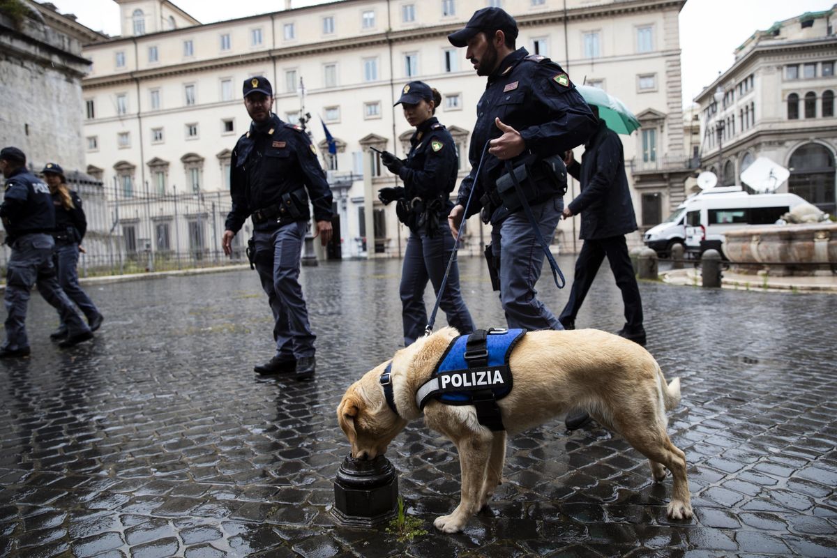 Capitale sorvegliata da mille uomini