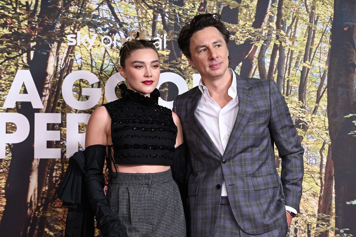 Hating Zach Braff and Florence Pugh's Relationship Is Sexist