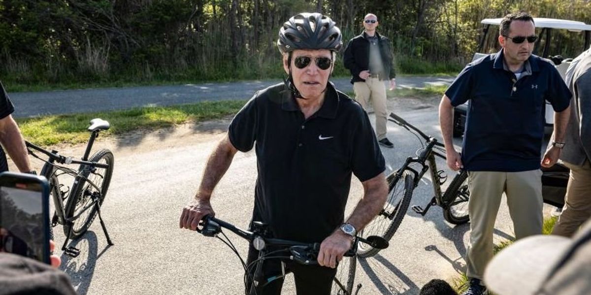 NextImg:Biden wisecracks about the border crisis, but even his own government is warning about what comes next