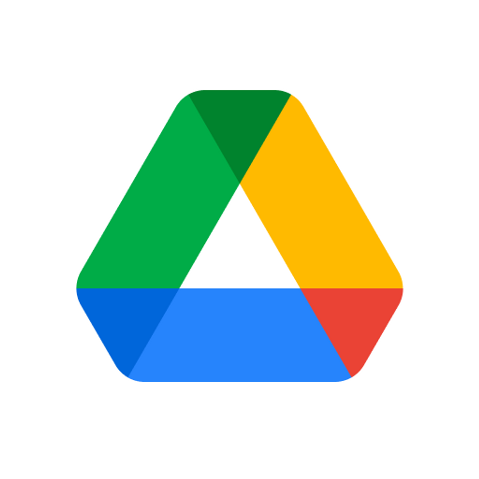 a screenshot of Google Drive Logo