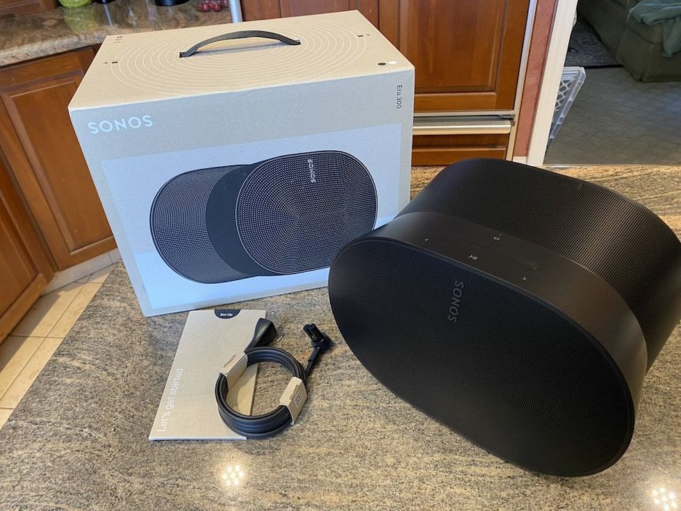 a photo of Sonos Era 300 unboxed