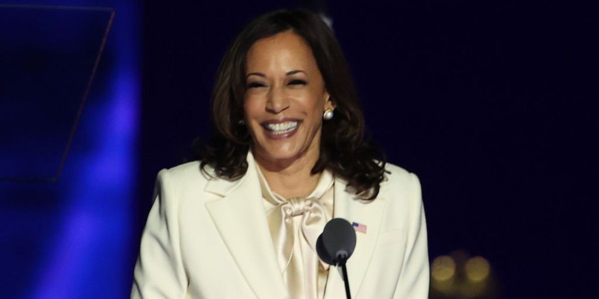 NextImg:Kamala Harris torched on Twitter after seemingly suggesting that banning 'gender ideology' classes would involve banning the teaching of women's history