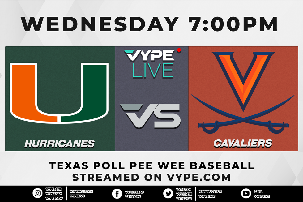 7PM - POLL PeeWee, Semifinal 2: Hurricanes vs. Cavaliers