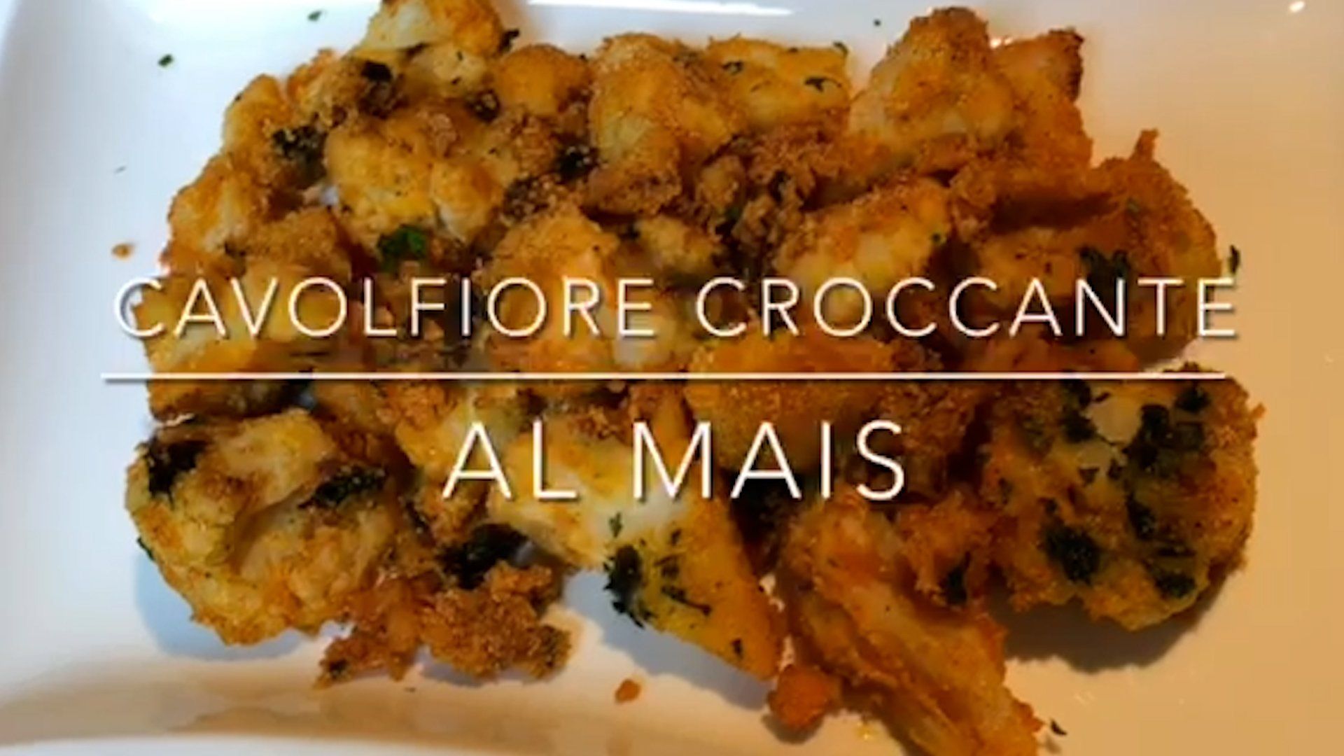 Cuciniamo insieme: cavolfiore croccante al mais