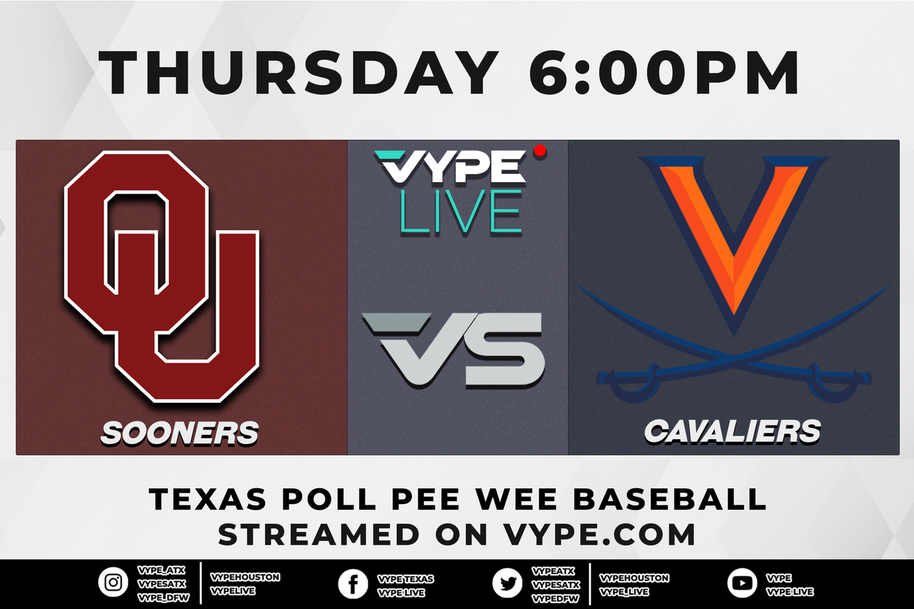 6PM - POLL PeeWee, Championship Game: Sooners vs. Cavaliers