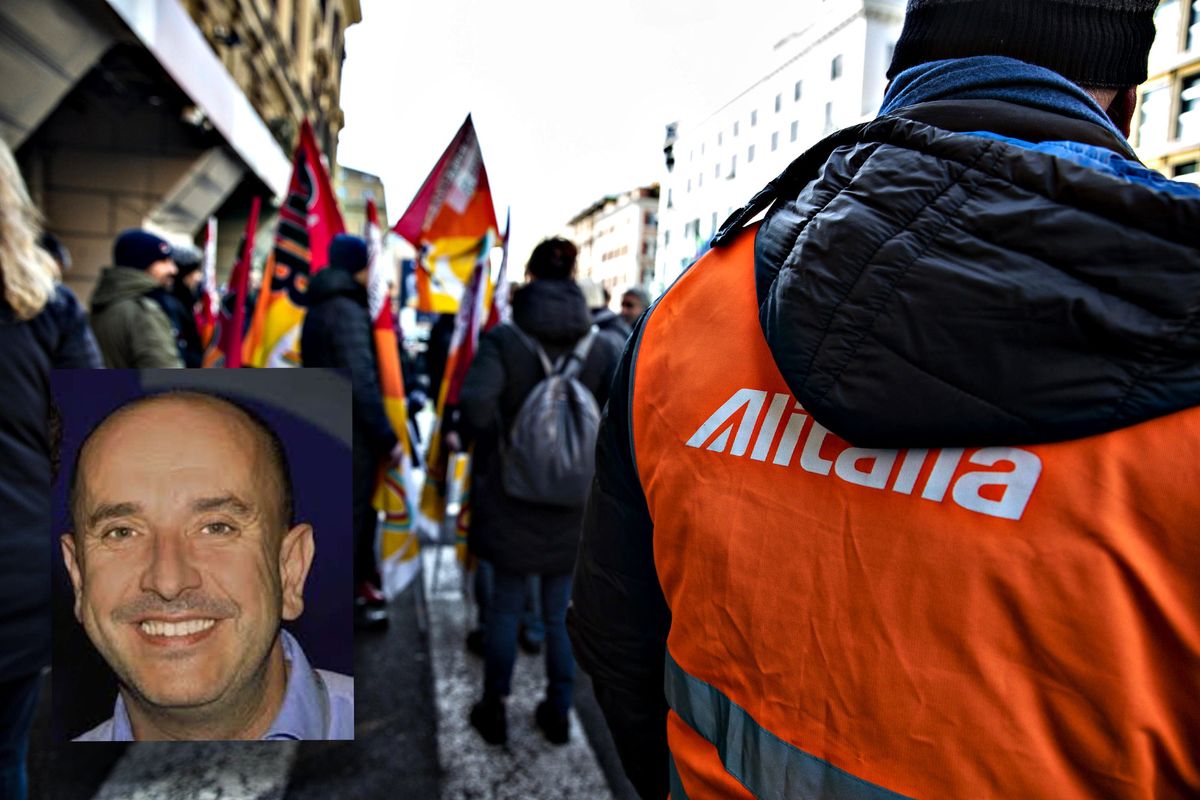 L’uomo comunicazione Cgil ha fatto affari con l’Alitalia che lascia a casa i dipendenti