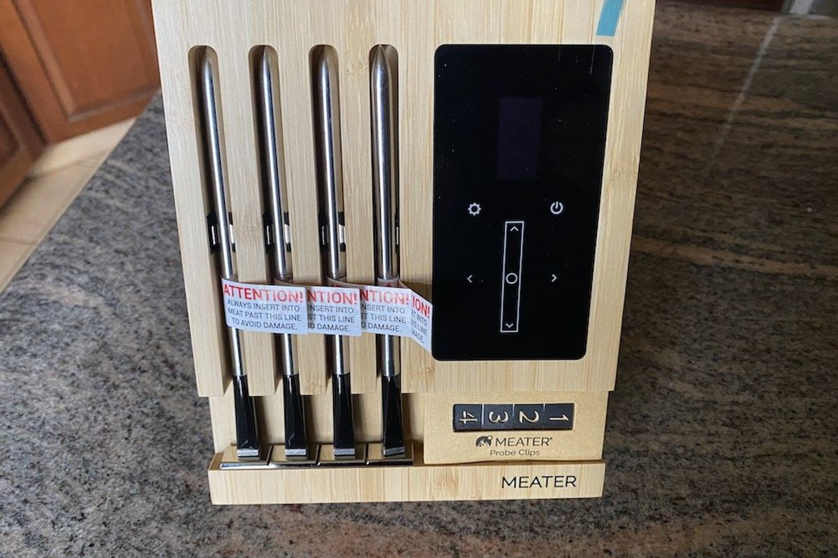MEATER Block: 4-Probe 165ft Wireless Connection Premium WiFi Smart Meat  Thermometer 