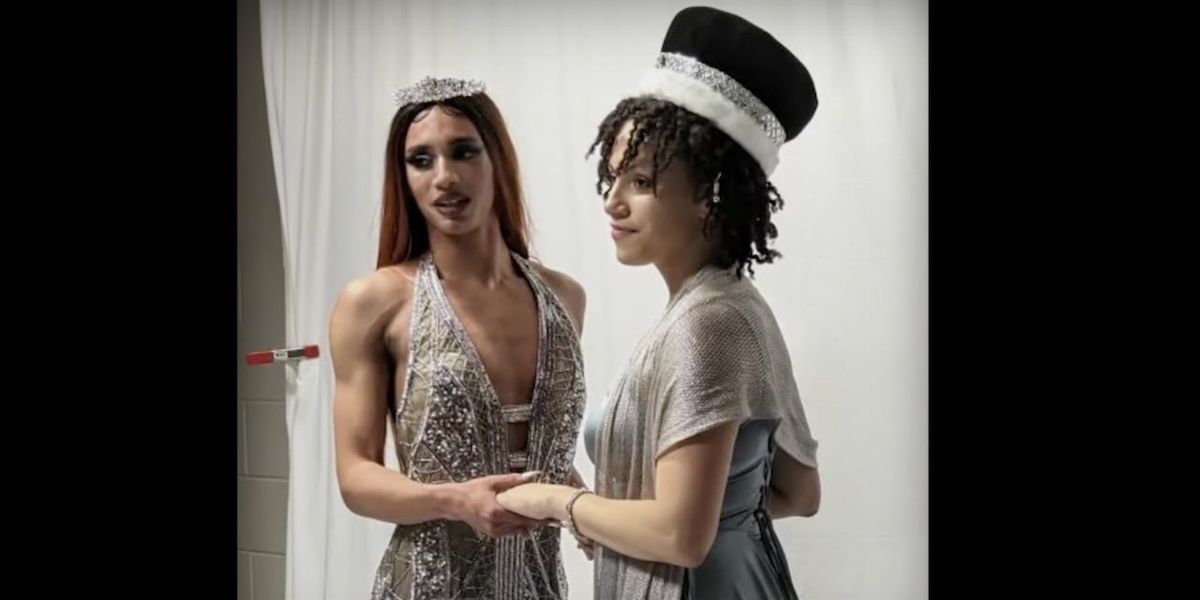 NextImg:Gender-fluid HS seniors crowned prom king and queen: 'The LGBTQ really took over last night'