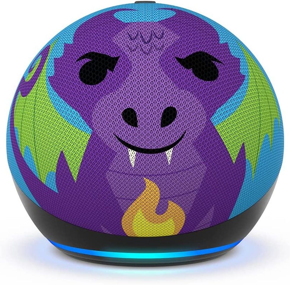 a photo of Echo Dot Kids Edition Dragon