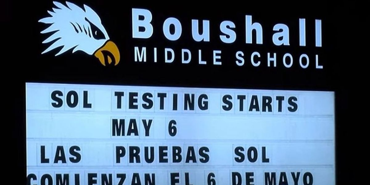 NextImg:Middle school teacher suspended for allegedly prohibiting student from speaking Spanish: 'English is spoken in this class, period'