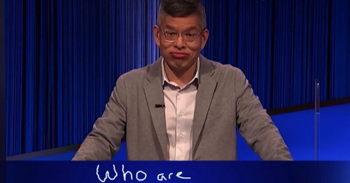 Screenshot of "Jeopardy!" champ Ben Chan