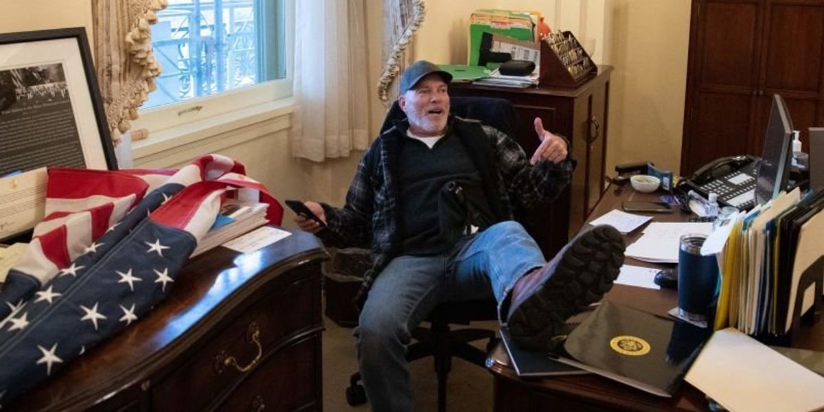 NextImg:Jan. 6 defendant who propped his foot on Nancy Pelosi's desk sentenced to over 4 years in prison