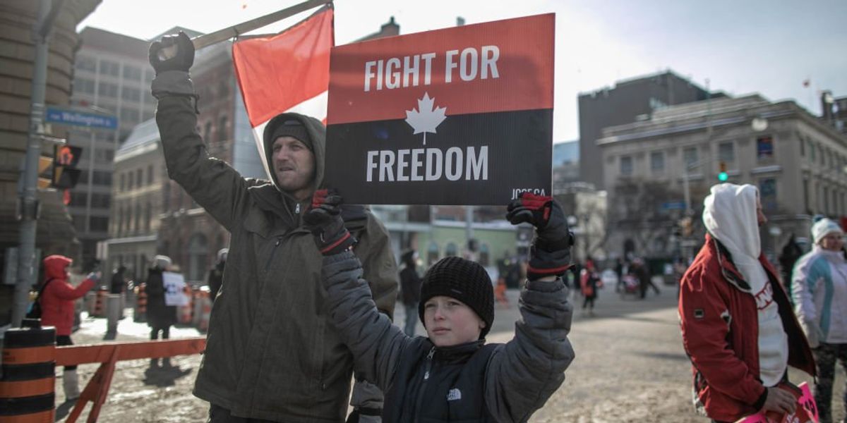 Canadian cop punished for giving to Freedom Convoy, forced to perform 80 hours of unpaid labor Canadian cop punished for giving to Freedom Convoy, forced to perform 80 hours of unpaid labor