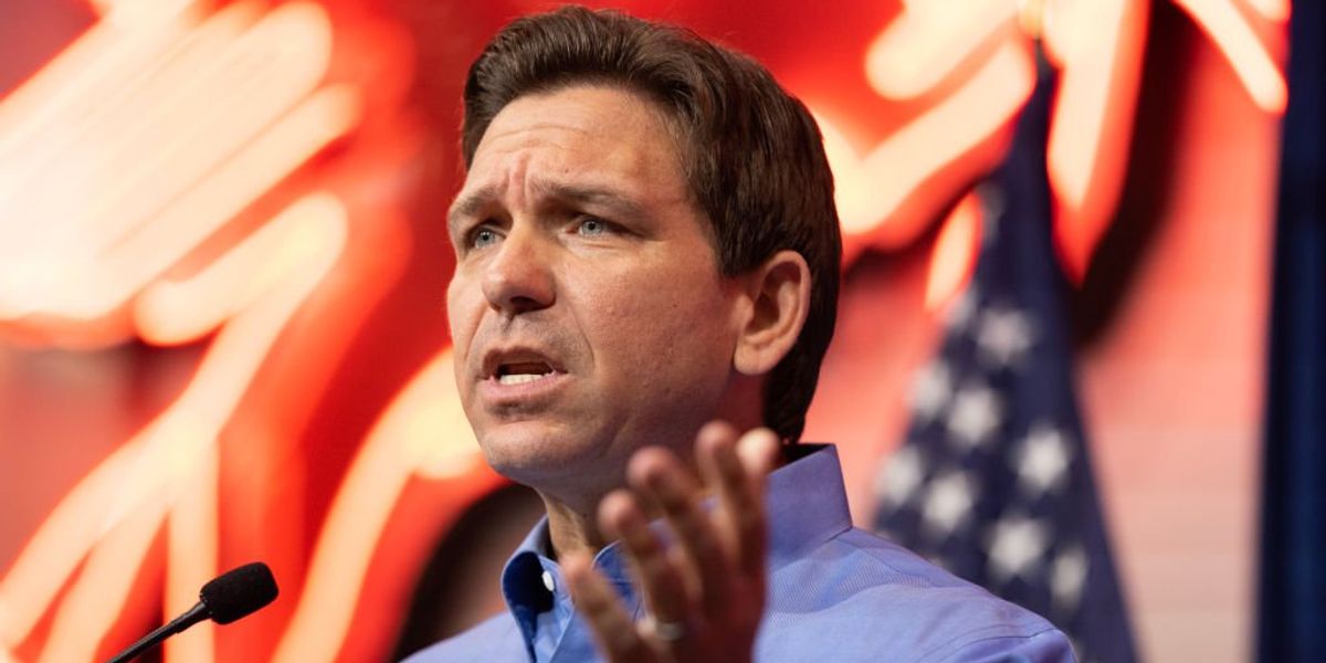 NextImg:Ron DeSantis says he's surprised Donald Trump is attacking him 'from the left,' explains why he's not an 'establishment Republican'