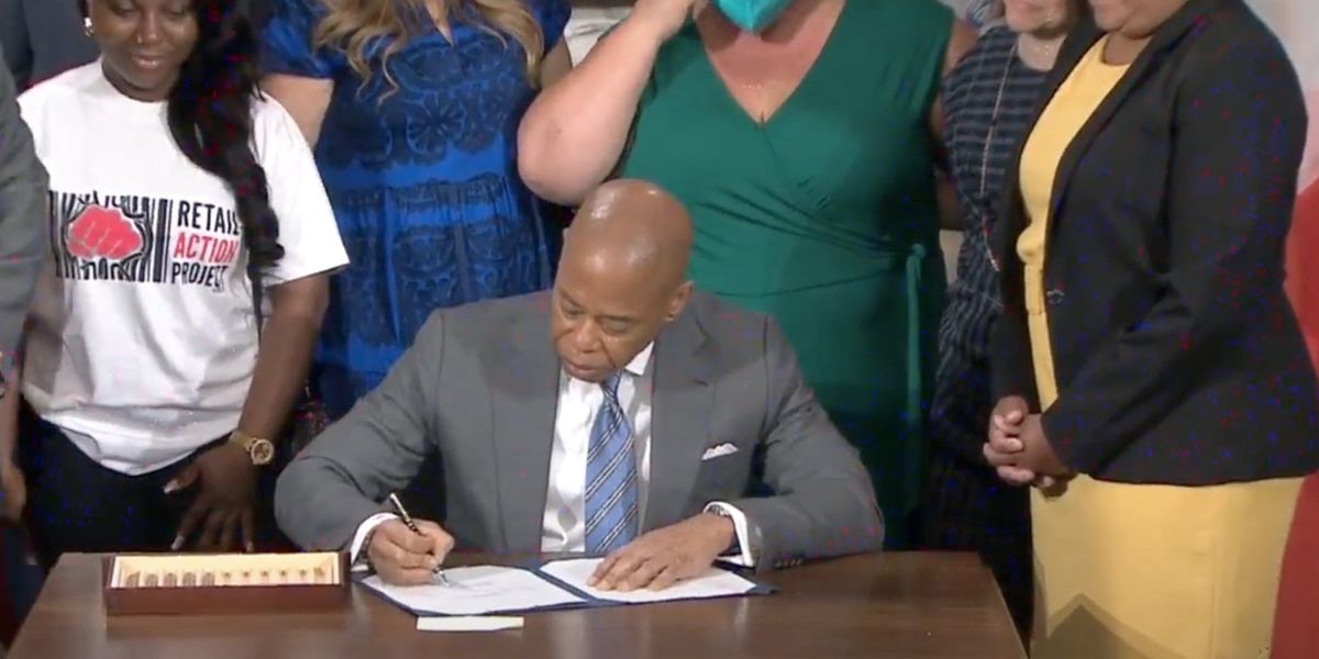 NextImg:NYC mayor bans height and weight discrimination, says body type has nothing to do with health