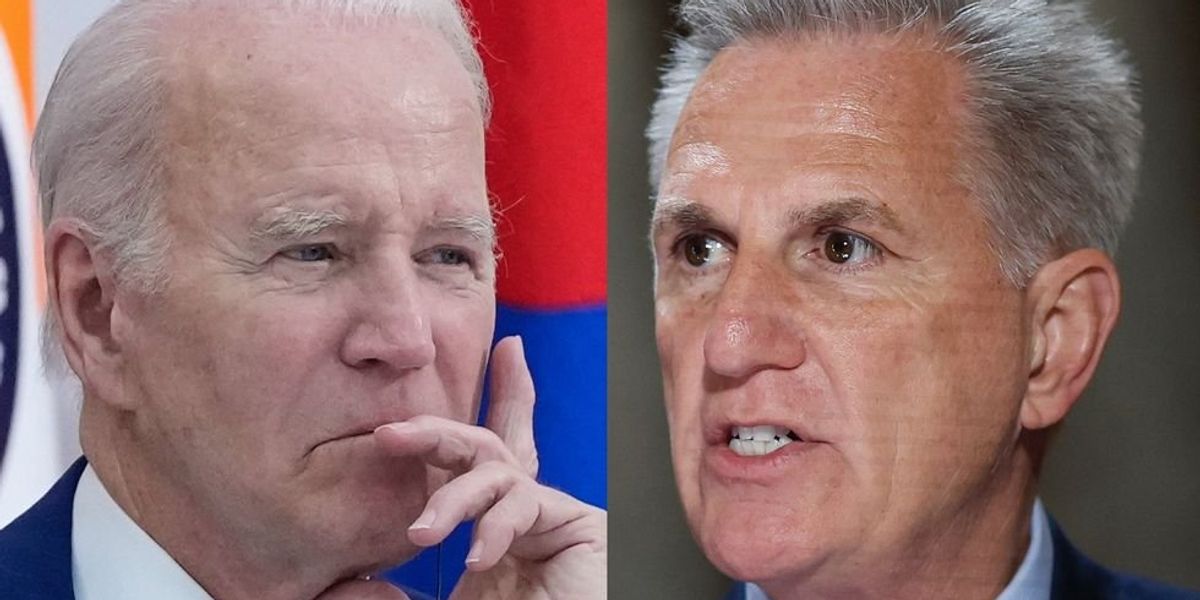 NextImg:More Americans will blame Biden for a debt default than will blame Republicans, poll finds