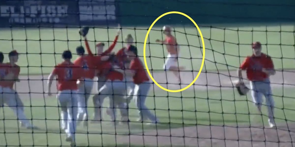 NextImg:Video: Ecstatic HS baseball players celebrate championship game 'win' after batter strikes out — but party kicks off a tad too early