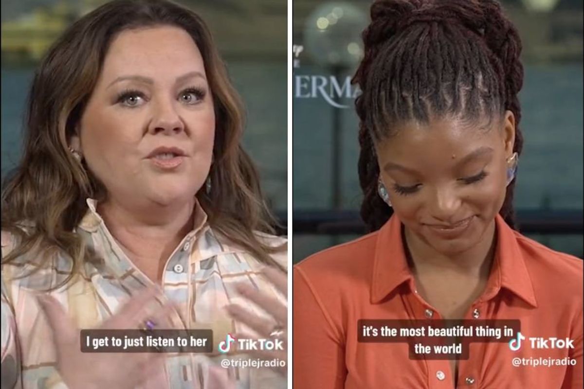 Melissa McCarthy and Halle Bailey
