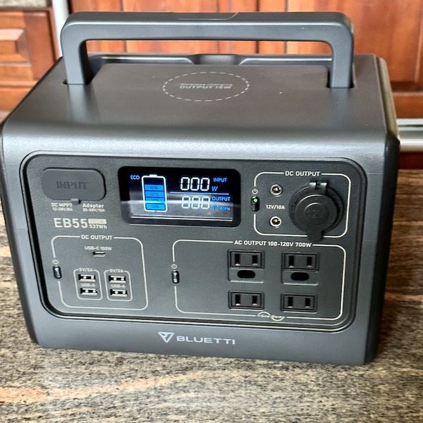 a photo of Bluetti Portable Power Station on a countertop