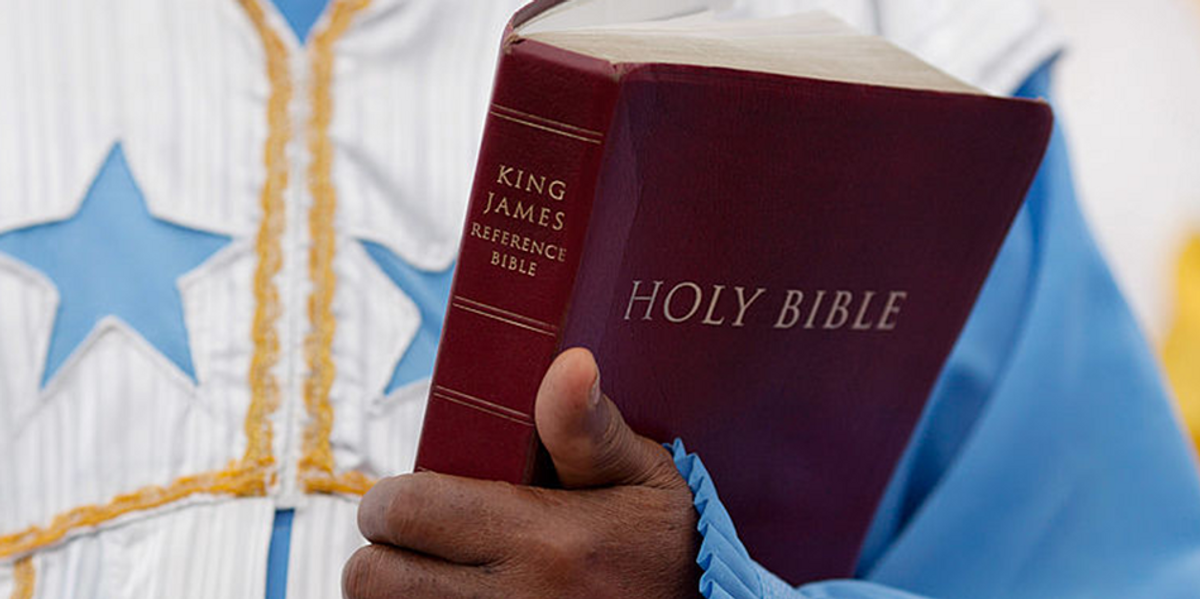 NextImg:King James Bible pulled from multiple Utah schools 'due to vulgarity or violence' after petition called it 'sex-ridden'
