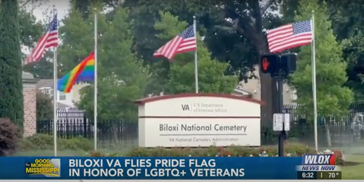 NextImg:Republican presses VA to stop flying Pride flag, requests removal of any 'flags promoting social policy positions or political statements'