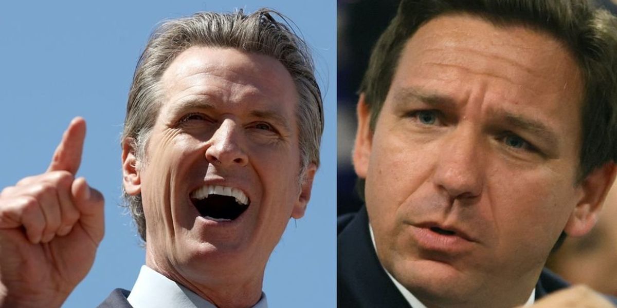 NextImg:Gavin Newsom pounces on Ron DeSantis after Disney scraps $1 billion investment plan that would move 2k jobs from California to Florida