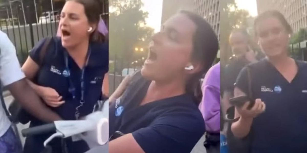 NextImg:Pregnant nurse accused of racism in mega-viral rental bike incident provides evidence that she's innocent