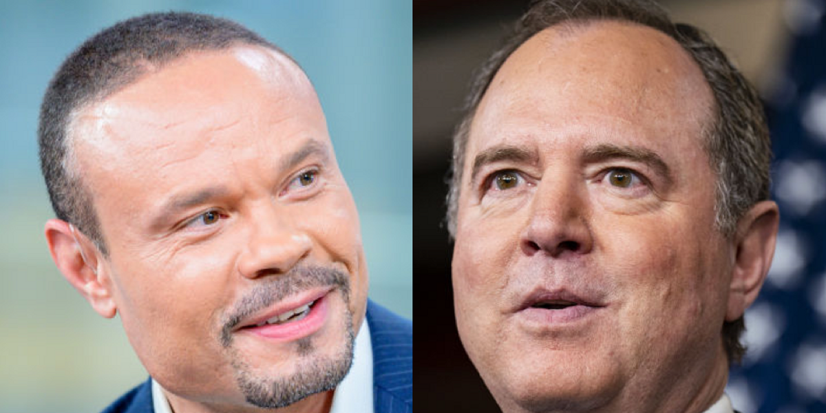 NextImg:'If there's a Hell, I'm sure you'll be in it': Dan Bongino blasts Adam Schiff as 'a disgusting piece of garbage' whose 'family should renounce any relationship to him'