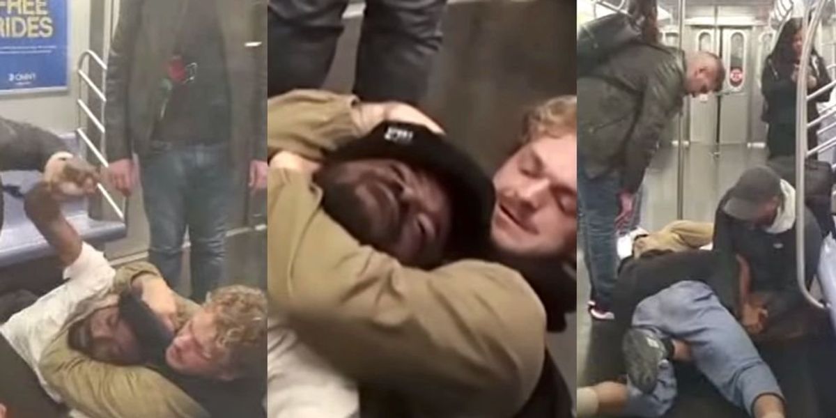 NextImg:Woman who witnessed subway death calls Marine a 'hero' and slams AOC for politicizing the incident: 'Race is being used to divide us'