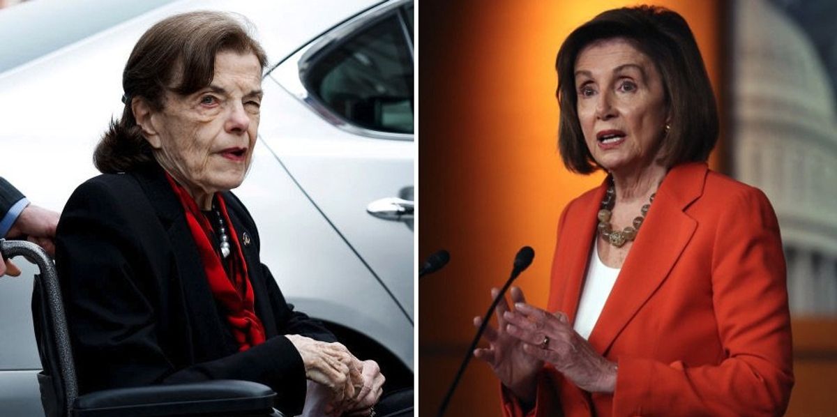 NextImg:Report: Nancy Pelosi may be using her daughter to stop Feinstein from resigning to help Adam Schiff win Senate seat
