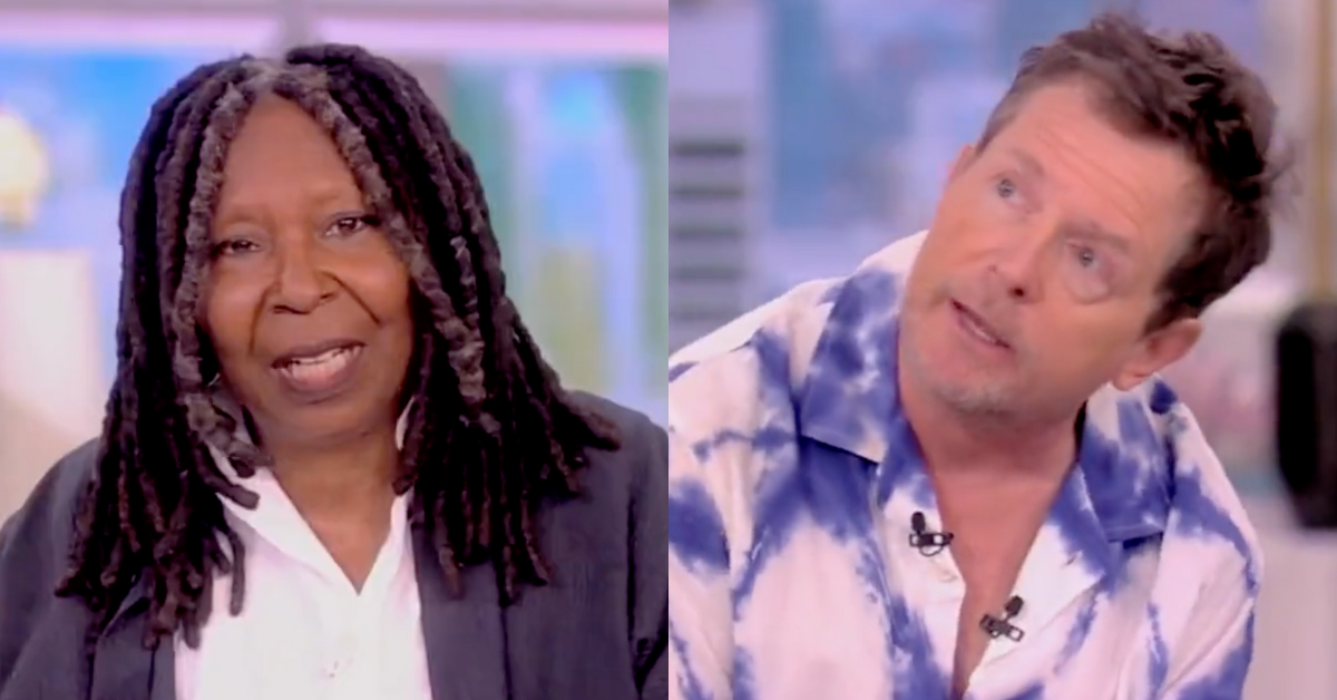 ABC screenshot of Whoopi Goldberg; ABC screenshot of Michael J. Fox
