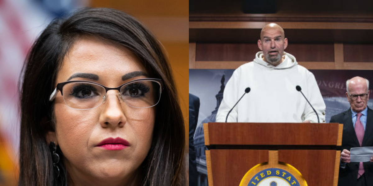 NextImg:'There's just no excuse': Lauren Boebert blasts John Fetterman's uber-casual attire