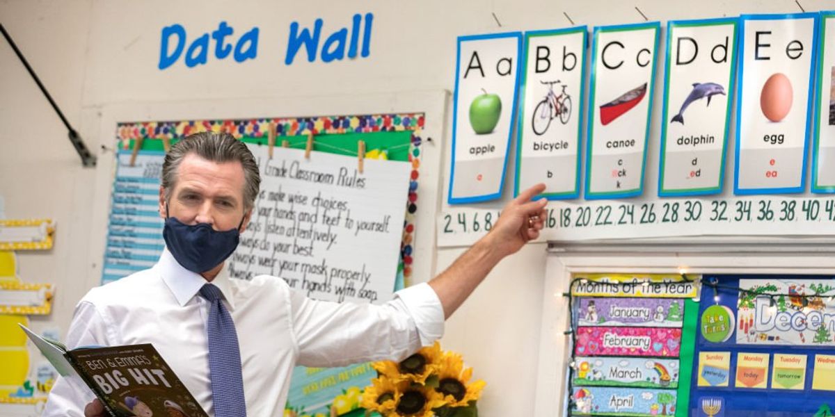 NextImg:California Gov. Newsom threatens to 'expose' textbook publishers 'colluding' with Florida