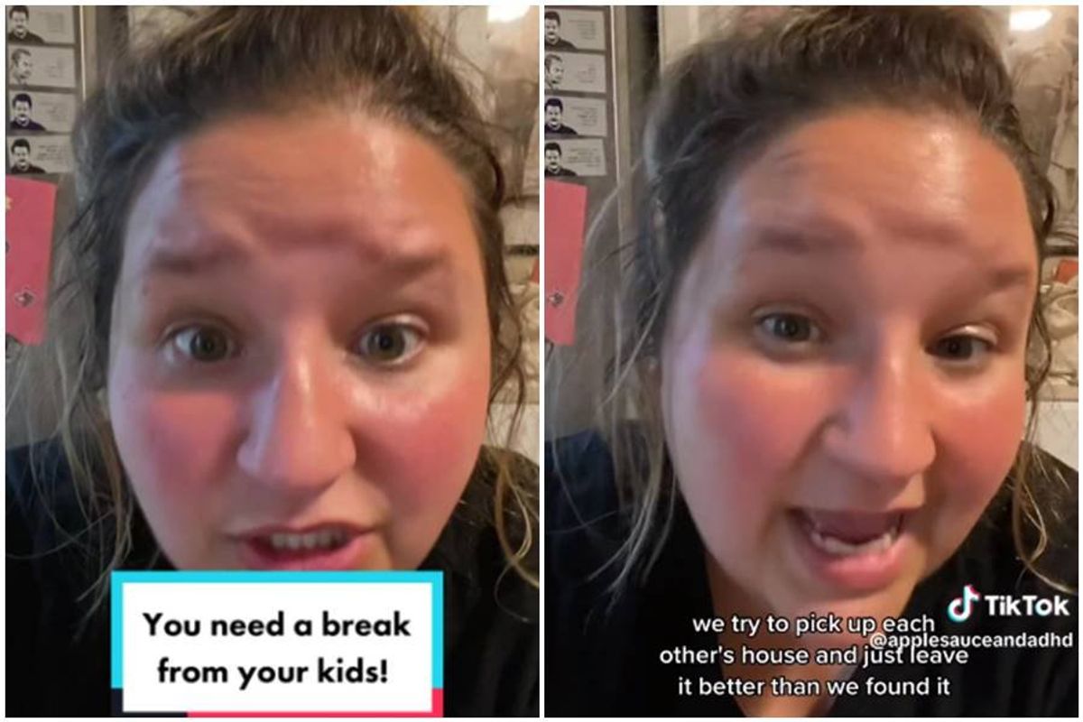 childcare swap, tiktok moms, jessica secrest