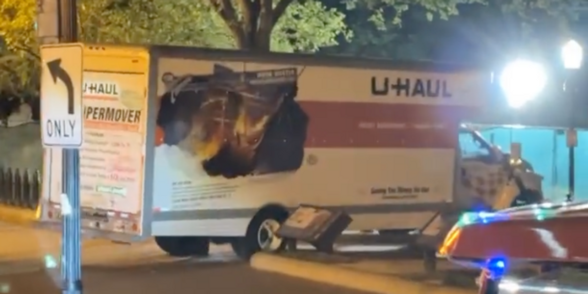 Video: Teen charged with threatening president's life; allegedly rammed U-Haul into barriers near White House